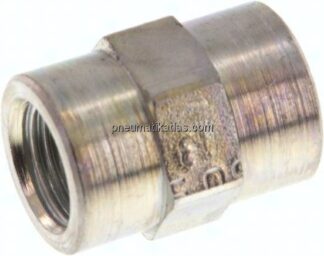 Hochdruck-Muffe G 1/8"-G 1/8", Stahl verzinkt