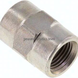 Hochdruck-Muffe NPT 1/8"-NPT 1/8", Stahl verzinkt