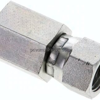 Gerade Aufschraubverschraubung JIC UNF 1/2"-20 - G 1/4"
