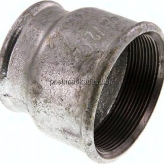 Rundmuffe Rp 2-1/2"-Rp 2", Temperguss verzinkt