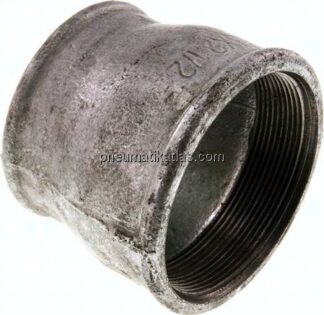 Rundmuffe Rp 3"-Rp 2-1/2", Temperguss verzinkt