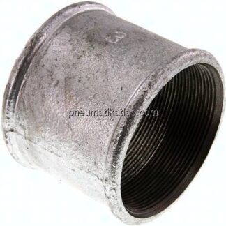 Rundmuffe Rp 3"-Rp 3", Temperguss verzinkt