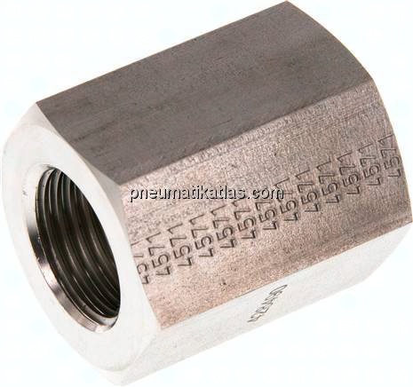 Hochdruck-Muffe G 3/4"-G 1/2", 1.4571