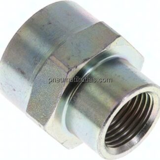 Hochdruck-Muffe NPT 3/4"-NPT 1/2", Stahl verzinkt
