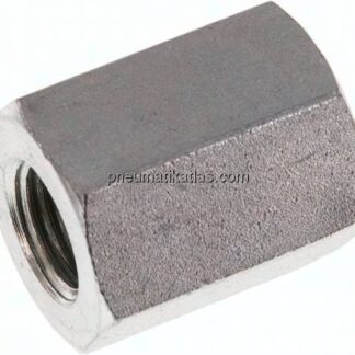 Hochdruck-Muffe G 3/8"-G 1/4", Stahl verzinkt