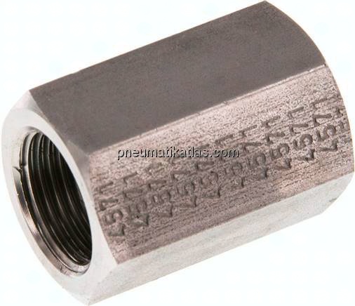Hochdruck-Muffe G 3/8"-G 1/4", 1.4571