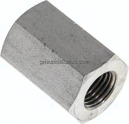 Hochdruck-Muffe NPT 3/8"-NPT 1/4", Stahl verzinkt