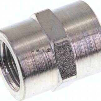 Hochdruck-Muffe G 3/8"-G 3/8", Stahl verzinkt