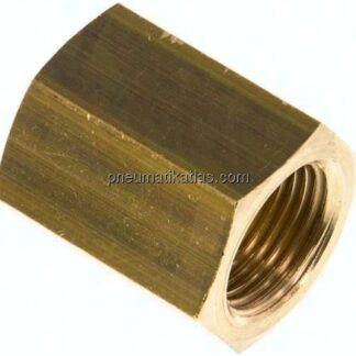 Muffe G 3/8"-G 3/8", Messing