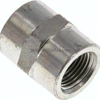 Hochdruck-Muffe NPT 3/8"-NPT 3/8", Stahl verzinkt