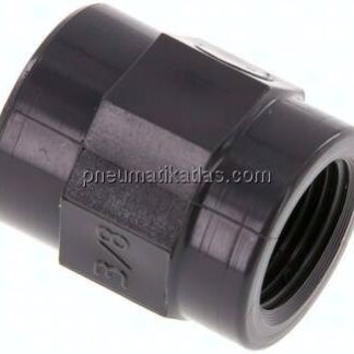 Muffe Rp 3/8"-Rp 3/8", PVC-U
