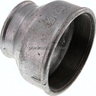 Rundmuffe Rp 4"-Rp 2-1/2", Temperguss verzinkt