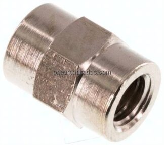 Muffe M 5-M 5, Messing vernickelt