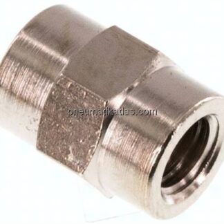 Muffe M 5-M 5, Messing vernickelt