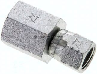 Gerade Aufschraubverschraubung JIC UNF 7/16"-20 - G 1/4"