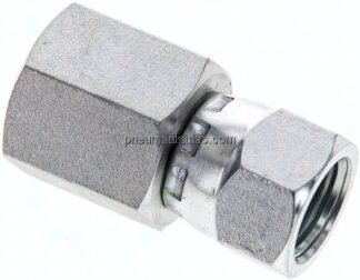 Gerade Aufschraubverschraubung JIC UNF 9/16"-18 - G 3/8"