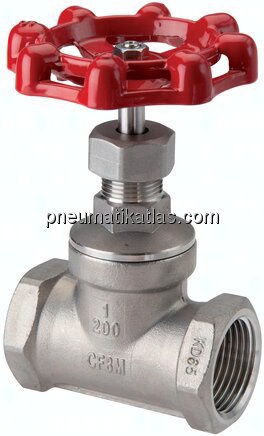 Muffen-Absperrventil, Edelstahl, G 2", PN 16, Eco-Line