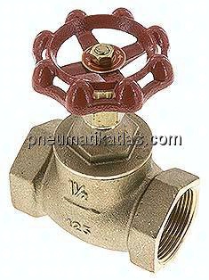 Muffen-Absperrventil, Eco-Line, Messing, G 1-1/2", PN 10