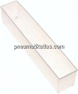 Sortimentsbox, Einsatzbox einzeln, 39 x 218 x 47 mm