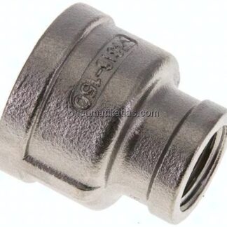 Rundmuffe NPT 1"-NPT 1/2", 1.4408