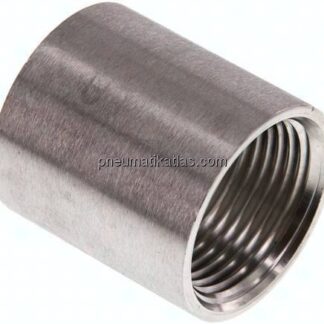Rundmuffe NPT 1"-NPT 1", 1.4408