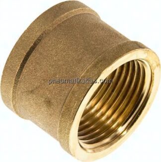 Rundmuffe G 1"-G 1", Messing