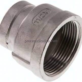 Rundmuffe Rp 1-1/2"-Rp 1", 1.4408