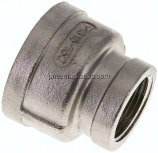 Rundmuffe NPT 1-1/2"-NPT 1", 1.4408