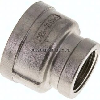 Rundmuffe NPT 1-1/2"-NPT 1", 1.4408