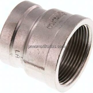 Rundmuffe Rp 1-1/2"-Rp 1-1/4", 1.4408