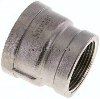 Rundmuffe NPT 1-1/2"-NPT 1-1/4", 1.4408