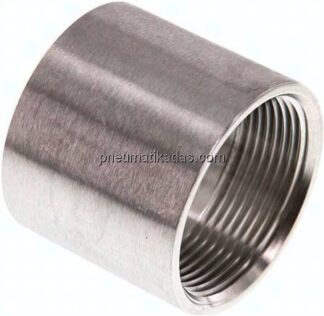 Rundmuffe NPT 1-1/2"-NPT 1-1/2", 1.4408