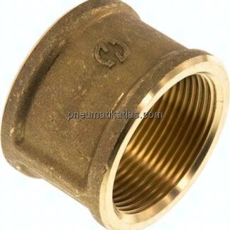 Rundmuffe G 1-1/2"-G 1-1/2", Messing