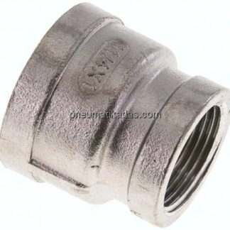 Rundmuffe NPT 1-1/4"-NPT 1", 1.4408