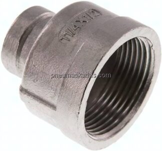 Rundmuffe Rp 1-1/4"-Rp 1/2", 1.4408