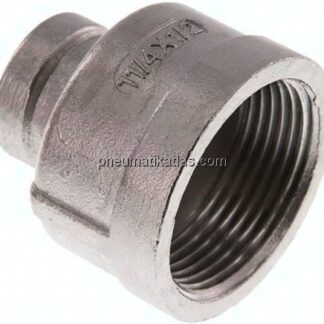 Rundmuffe Rp 1-1/4"-Rp 1/2", 1.4408