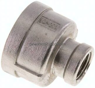 Rundmuffe NPT 1-1/4"-NPT 1/2", 1.4408