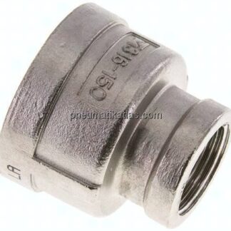 Rundmuffe NPT 1-1/4"-NPT 3/4", 1.4408