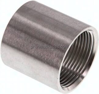 Rundmuffe Rp 1-1/4"-Rp 1-1/4", 1.4408