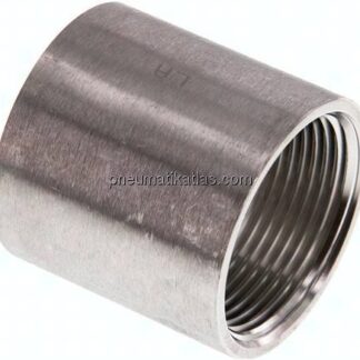 Rundmuffe NPT 1-1/4"-NPT 1-1/4", 1.4408