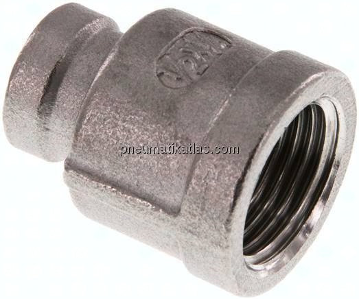Rundmuffe Rp 1/2"-Rp 1/4", 1.4408