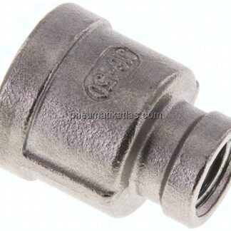 Rundmuffe NPT 1/2"-NPT 1/4", 1.4408