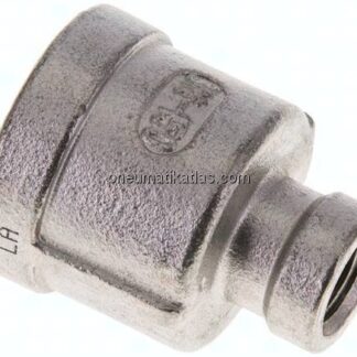 Rundmuffe NPT 1/2"-NPT 1/8", 1.4408
