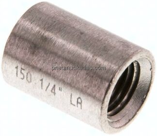 Rundmuffe NPT 1/4"-NPT 1/4", 1.4408
