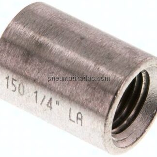 Rundmuffe NPT 1/4"-NPT 1/4", 1.4408