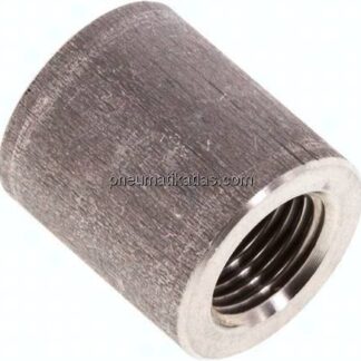 Anschweißmuffe Rp 1/8"-17mm, 1.4571 (DIN2986-voll)