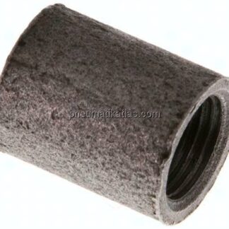 Anschweißmuffe Rp 1/8"-17mm, ST 37-2 (DIN2986-voll)
