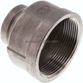 Rundmuffe Rp 2"-Rp 1", 1.4408
