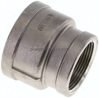 Rundmuffe NPT 2"-NPT 1-1/2", 1.4408