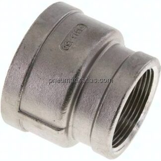 Rundmuffe NPT 2"-NPT 1-1/2", 1.4408